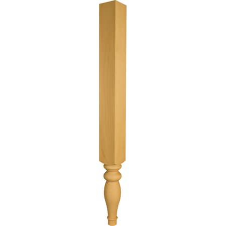 Osborne Wood Products 35 1/2 x 3 Lewiston Vanity Leg in Soft Maple 2716M